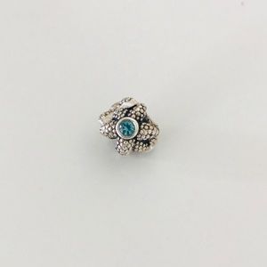 Authentic Pandora Starfish Charm with Blue Stone